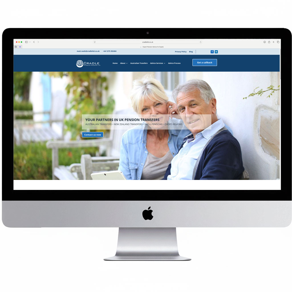 Cradle-Overseas-Pensions-Ltd,-Website-design-&-development,-SEO-and-PPC-Management
