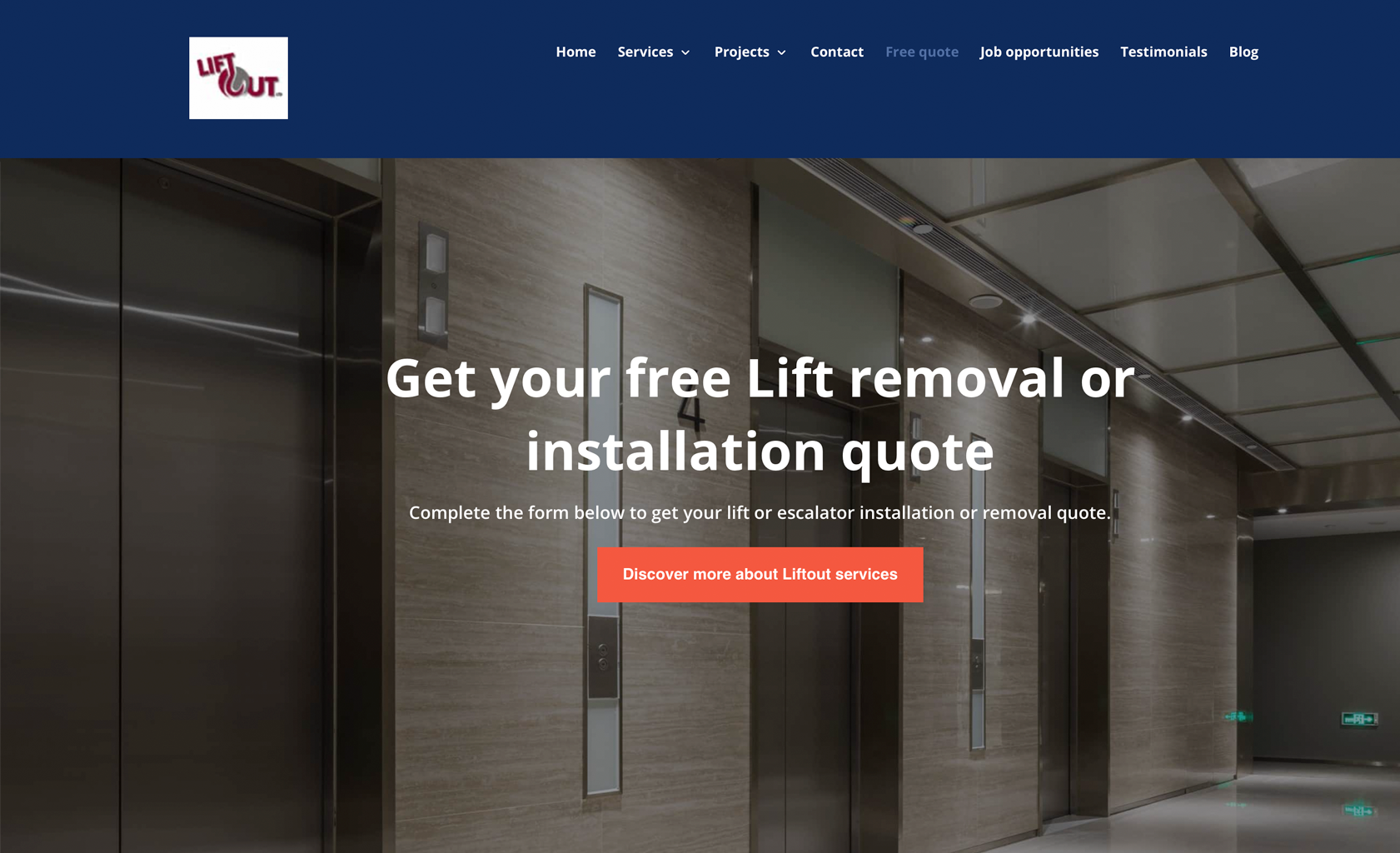 Contact us website page design in York