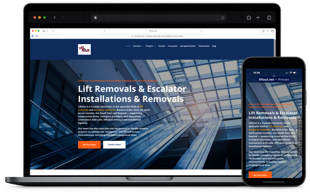 Liftout website management