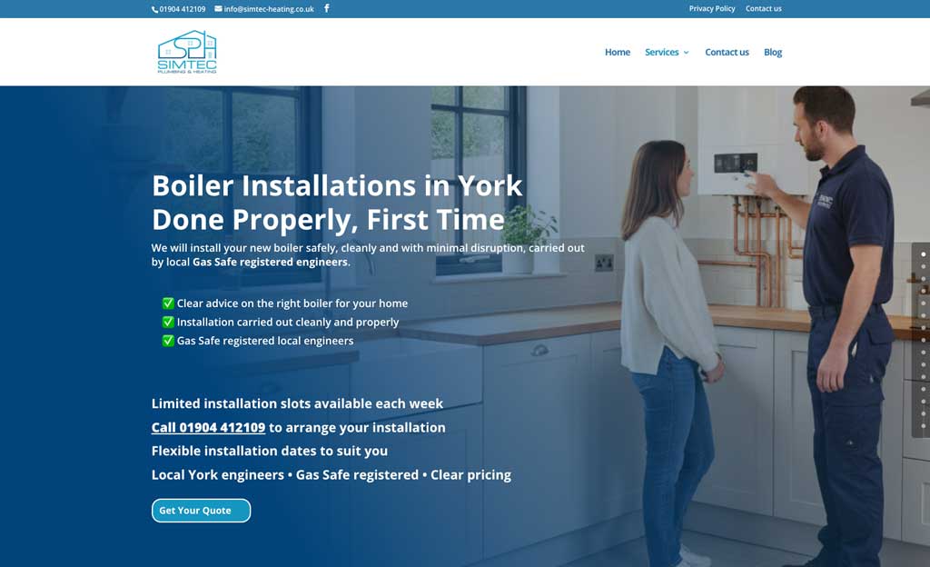 Local service page Local service page