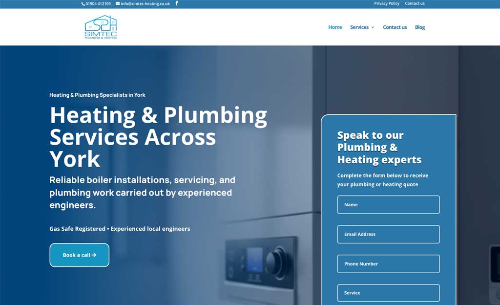 Plumbers-website-in-York Osteopathy-website-design-in-Easingwold