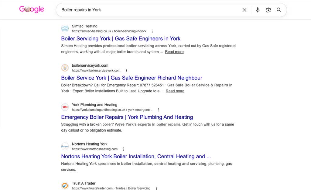 SERPS-page Google-Search-Results