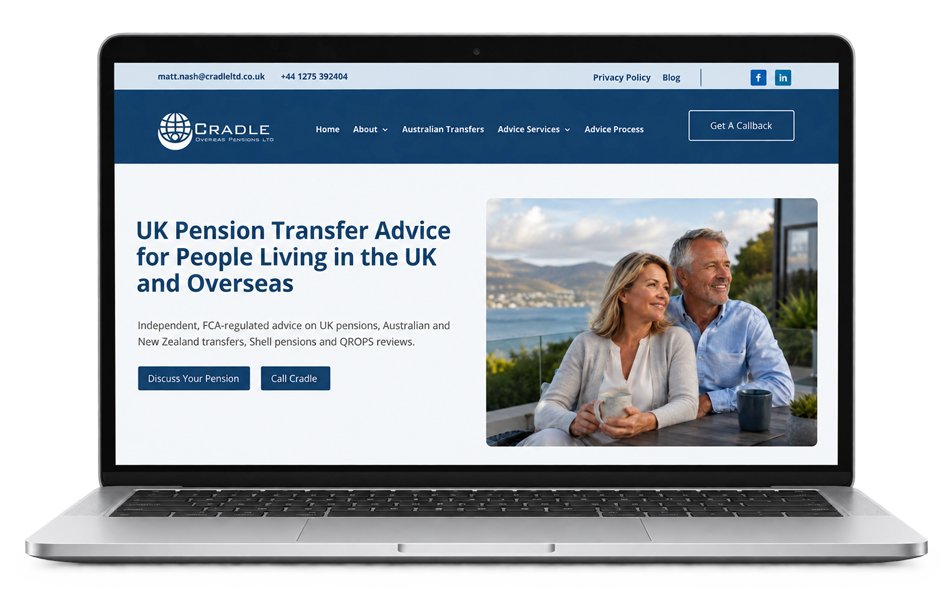 Cradle-Overseas-Pensions-Ltd,-financial-services-website-design-in-York